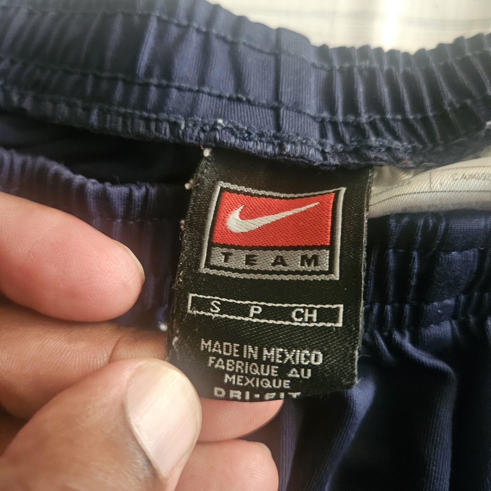 Nike Shorts Mens Small‎ Navy Blue Dri-FIT Team Athletic Mesh Pockets Training - Picture 5 of 6